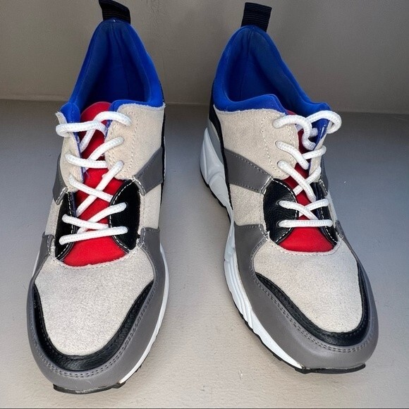 Steve Madden Envoy Multi-Color Chunky Lace Up  Sneaker Shoes  Women’s  8 - Picture 3 of 14